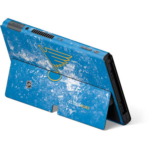 NHL St. Louis Blues Iced Nintendo Switch OLED (2021) Skin